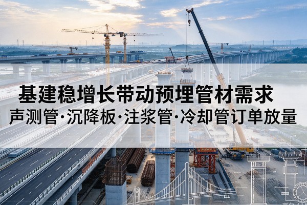殷都基建稳增长带动预埋监测管材需求,声测管、沉降板、注浆管订单持续放量